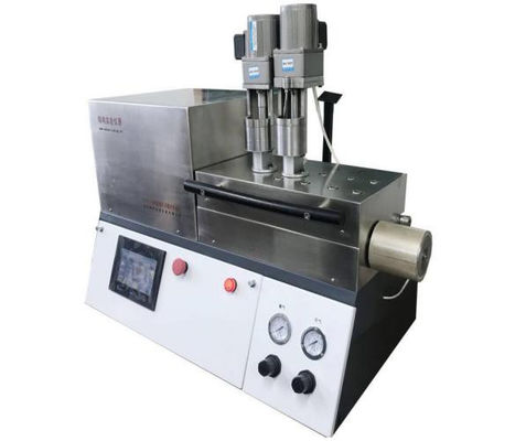 خرید Mini Lab Extruder with Co-rotating Conical Twin-screw 110V/220V and Temperature Range 0-300°C for Construction Materials online manufacture