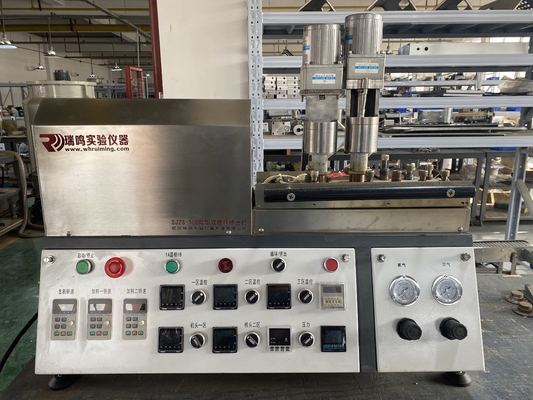 خرید اکسترودر دو مارپیچ مخروطی میکرو برای تحقیقات گرافن پودر سرامیکی PEEK online manufacture