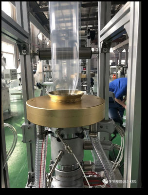 اکسترودر فیلم 1.10kw PE PP PET Lab Film Blowing Machine Machine Electric Heating Mini Blown Film Extruder